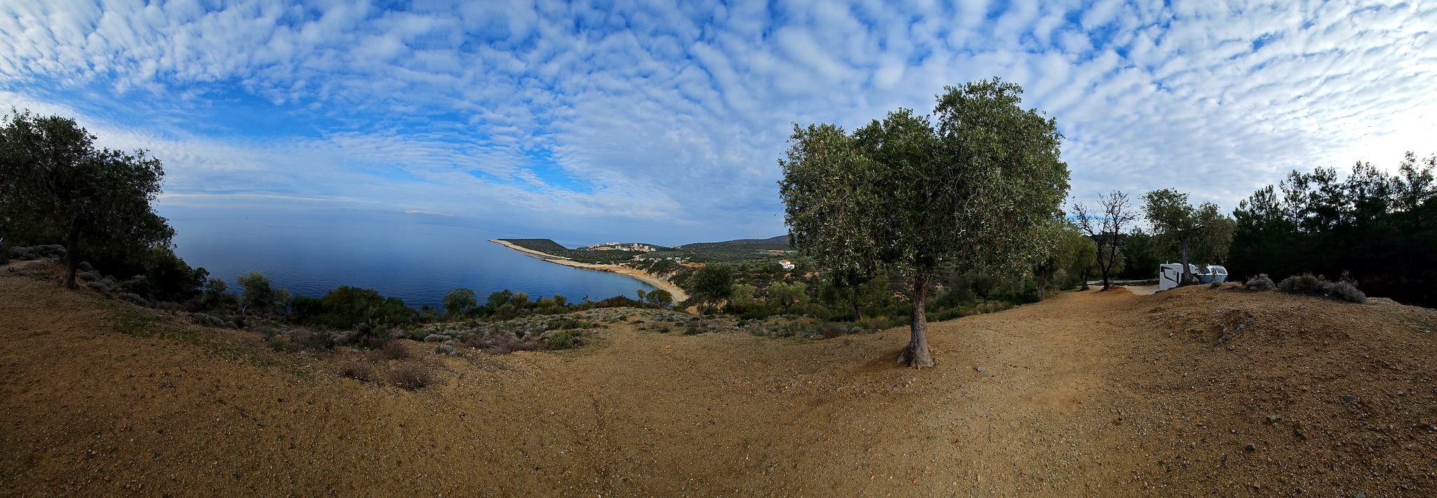 Morning view over the west coast