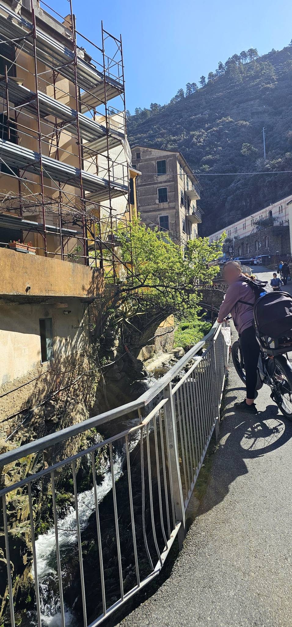 Stepped lane in Manarola