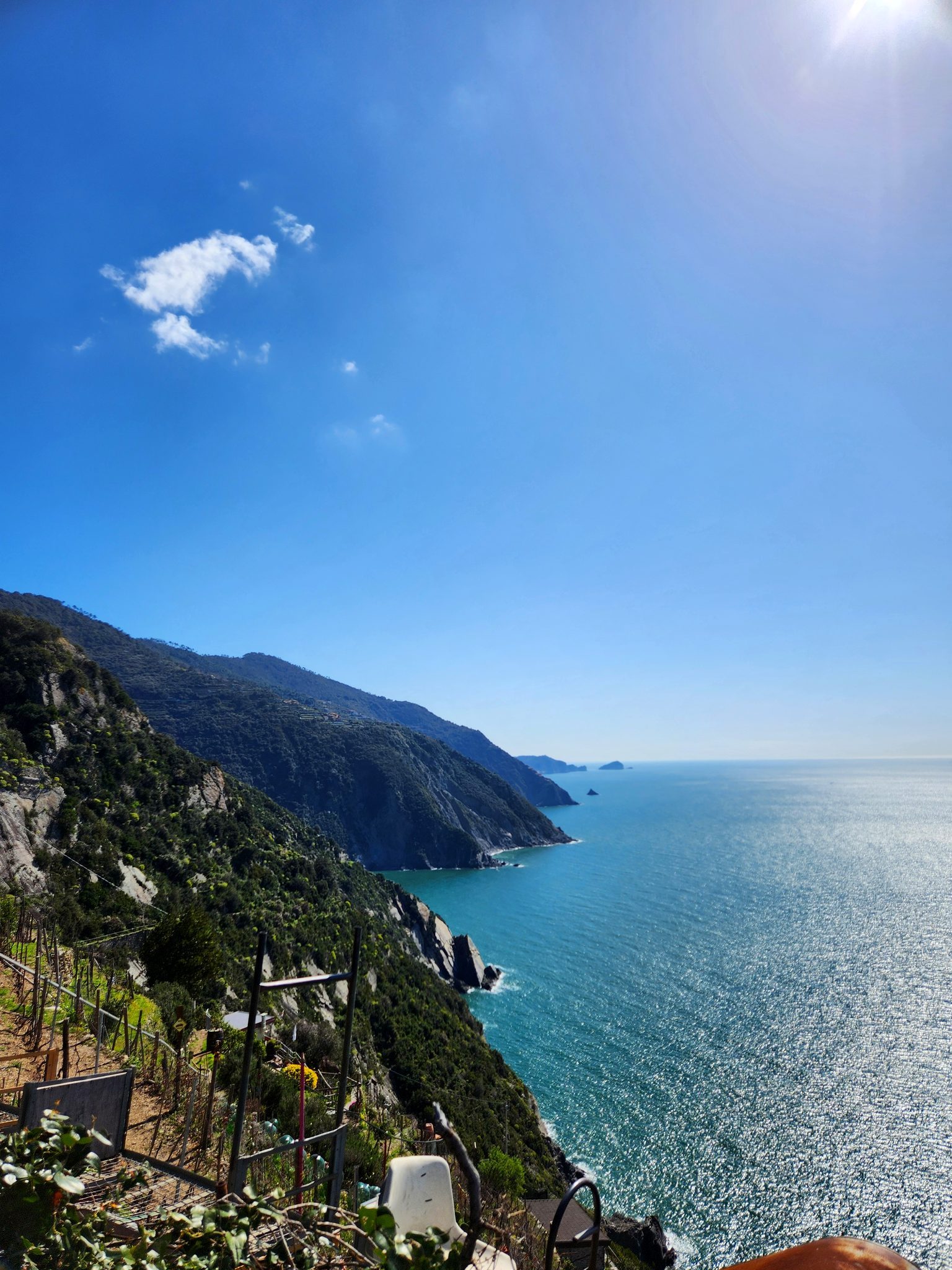 Sea cliffs at Riomaggiore
