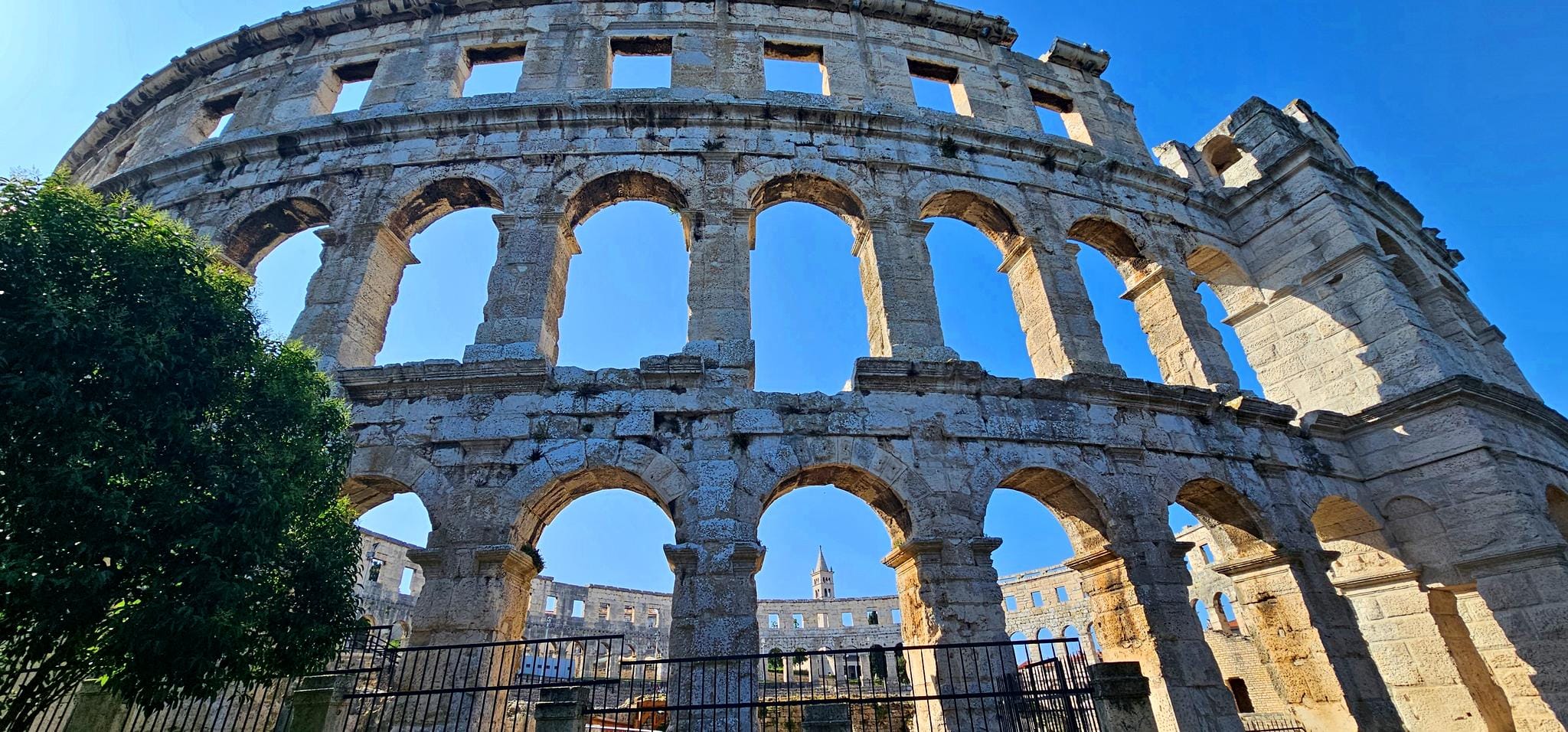 The Roman arena in Pula, Croatia